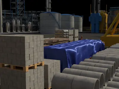 CONSTRUCTION SCENE 3D model