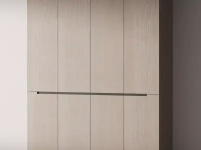 544 cabinet furniture 18 modular wardrobe cupboard 3 options 3D model