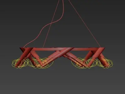 Luciole Chandelier 3D model