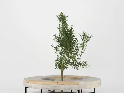 Tree Flowerbed 3D model