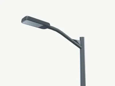LED Street Light Low-poly 3D model