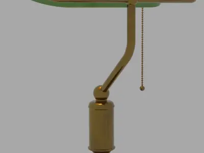 Vintage Lamp Free low-poly 3D model