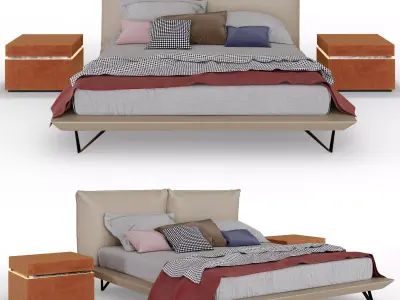 Cierre Imbottiti Eden bed 3D model