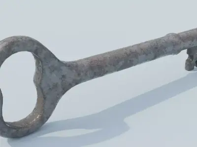 Old Key 3D model