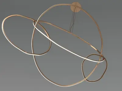 Props Chandelier 3D model