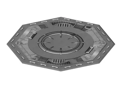 Upgrade platform surface 3D model