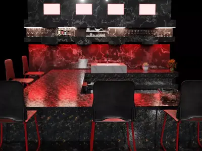 kitchen modern 3D model