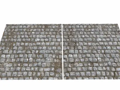 Cobblestone Road 7 PBR Texture