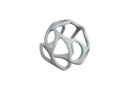 SciFi Cube Object No 26217 Low Poly Shape Texture