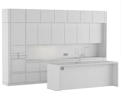 Kitchen 26 3D model purchase