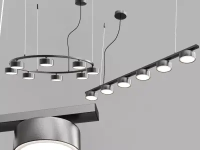 Minor collection savoy pendant lighting 3D model