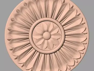 Artcam Aspire 3D relief models STL Files used for CNC E586 3D model