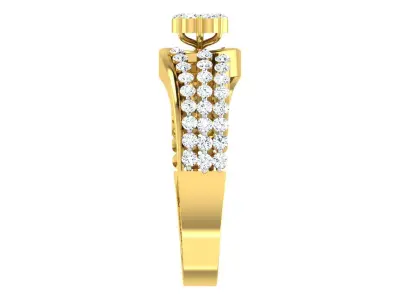 Women Solitaire Engagement Wedding Rings 3D print model