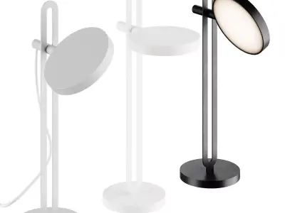 Echo Table Lamp black 3D model