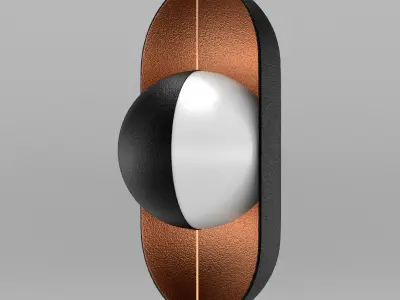 Moonlight Pendant Lamp Vertical 3D model