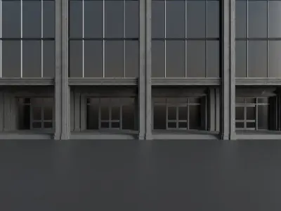 SKYSCRAPER CITY BUILDING 06 Low-poly 3D model