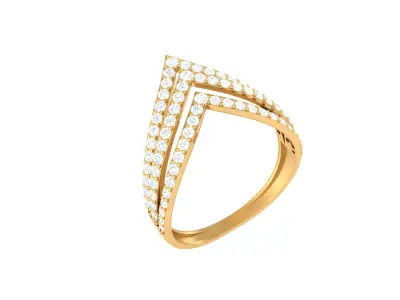 Women Ring  Render 3dm STL OBJ FBX Details 3D print model 292
