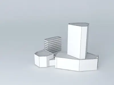 Hotel Mandarin Oriental Jakarta 3D model