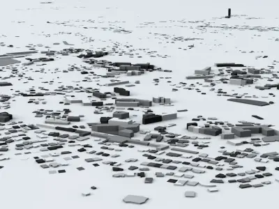 Madeira Streets and Buildings 3D model