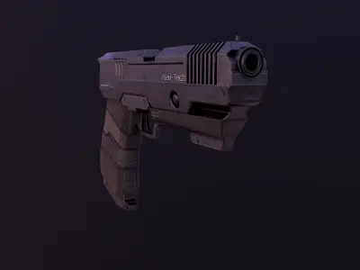 Sci-Fi Glock  Low-poly 3D model