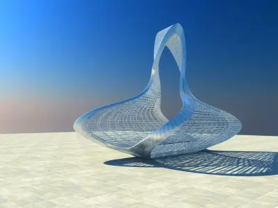 Modern Sculpture 3D model