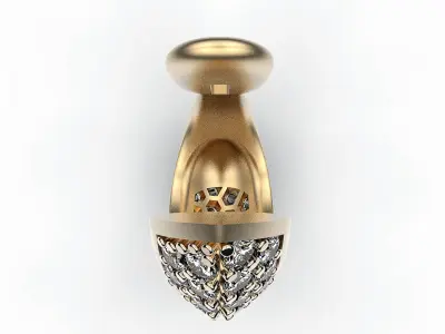 Earrings Edge 3D print model
