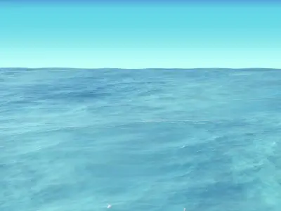 Animated Ocean 3D model