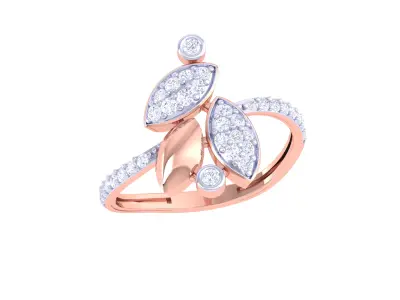 Women Ring MTL 3dm STL OBJ FBX Details 3D print model 8
