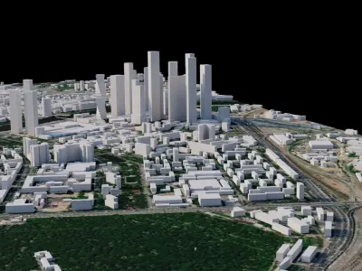Moscow - Russia 3D model