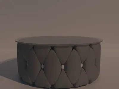 Round sofa for interior Free 3D model