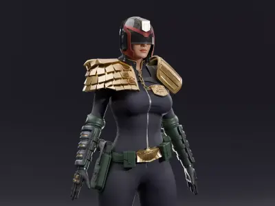 Street Judge 3D Model 3D model