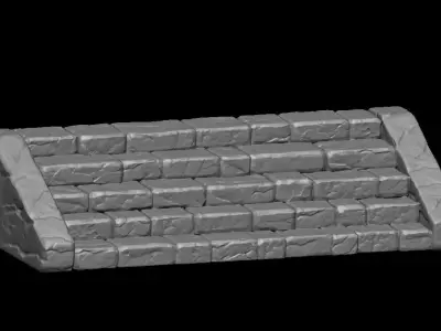 Staircase 3d printable model 3D print model