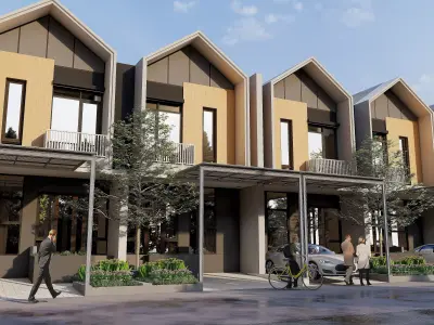 6x12 Two Floor House SketchUp DWG and 3Dmax Files 3D model