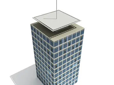 Lowpoly Building 104 Low-poly 3D model