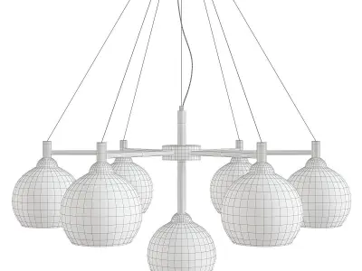 Queen chandelier 3D model