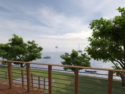 House-012 - Summer House 3D model