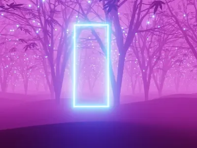 Stylized Forest Animation 3D model