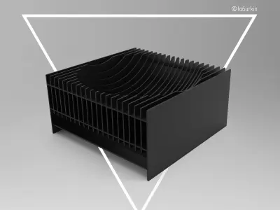 Welding Project Plans Drawings Fire Pit 2 DXF PDF 3D model