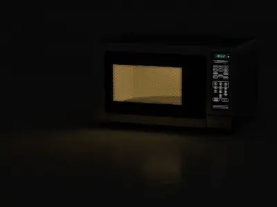 Microwave oven 3D model