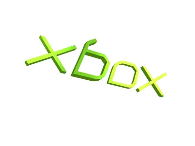 Xbox 2000 Logo v1 003 Free low-poly 3D model