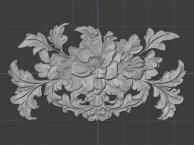 Classic carved decor ornament 479  3D print model purchase