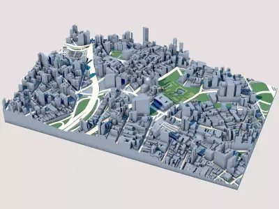 Cathedral Landmarks Pack 16 Detailed 3D City Map Models