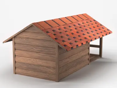 Dog house 3D model