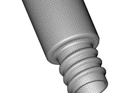 Slimline Health Faucet 3D print model