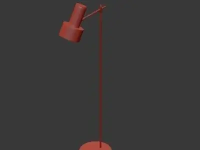 Margarita Brass Floor Lamp 3D model