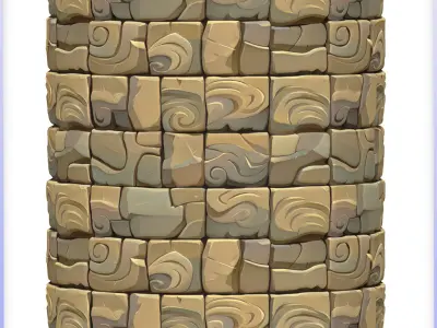 Stylized Tile Seamless Texture Texture get
