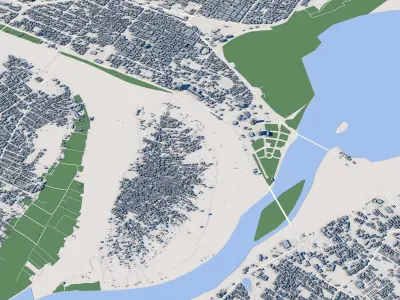 Khartoum City Sudan 3D model