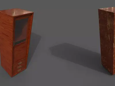 Pack 2 Modern Furniture 3D Model Low-poly 3D model