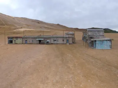 Shanty Town Buildings 2 Town Blocks in obj format Low-poly 3D model