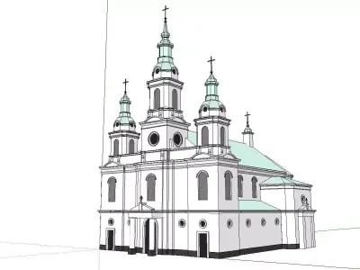 Architecture-Religion-God-Culture-Temple-072 church 3D model